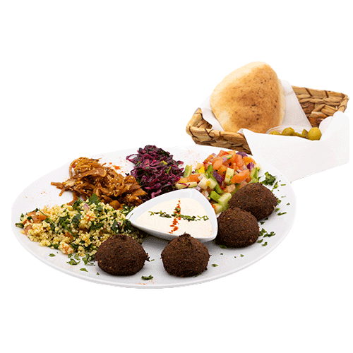 Falafelplatte (vegan)