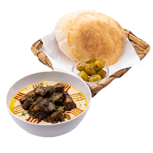 Hummus mit Jerusalem Mix
