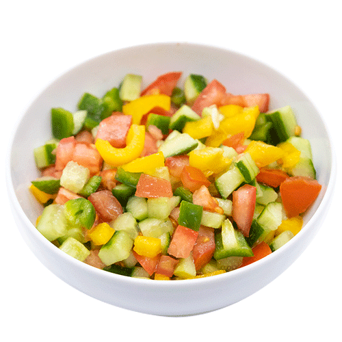 Israelischer Salat (vegan)