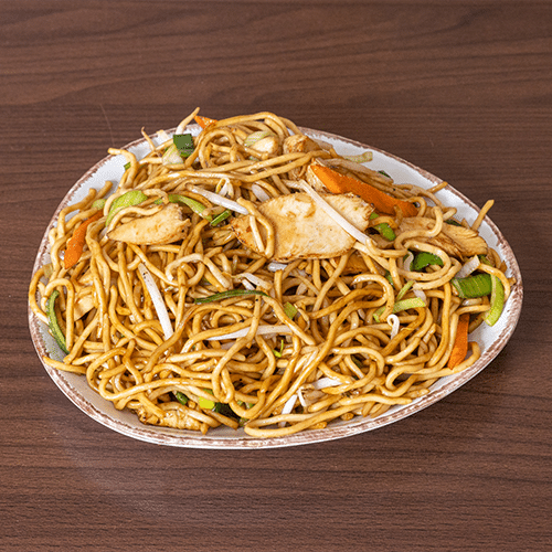 Asia Bratnudeln mit Hühnerfleisch