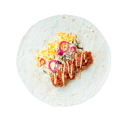 Chipotle Meatball Wrap