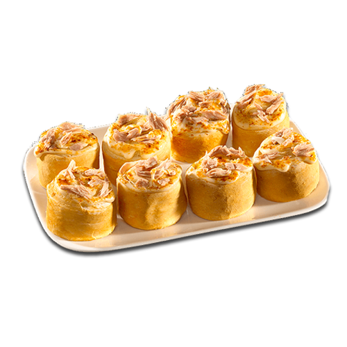 Pizza-Brötchen Tonno