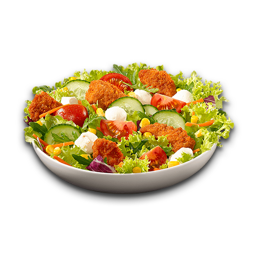 Salat Hot Chicken (scharf)