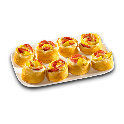 Pizza-Brötchen Diabolo (pikant)