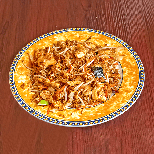 Hühnerfleisch mit Sojakeimen