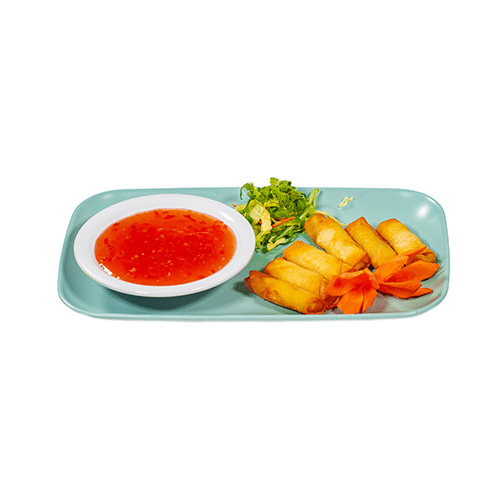 Vegetarische Frühlingsrollen (6 Stück)