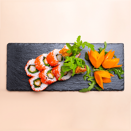 Ebi Tempura Inside-Outside Roll