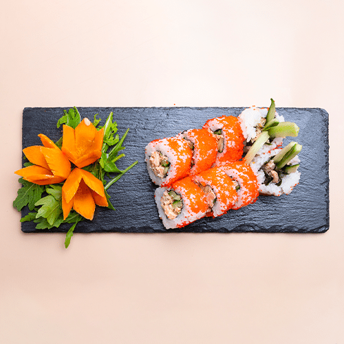 Salmon Inside-Outside Roll