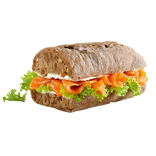 Räucherlachs Walnussbrot