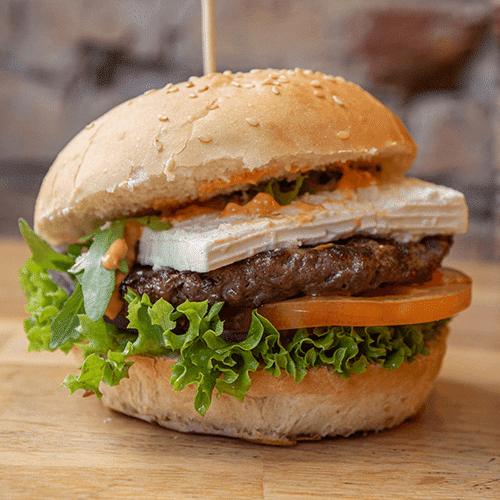 Troja - Ziegenkäseburger