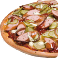 Pizza Heißer Hund