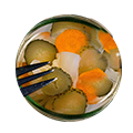 Eingelegtes Gemüse (vegan)