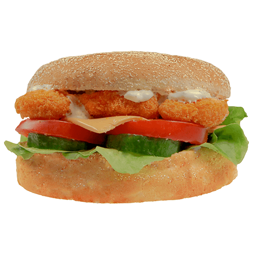 Chicken Burger Hot Stripes