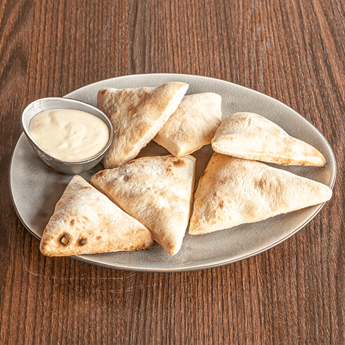 Pizza buns with aioli