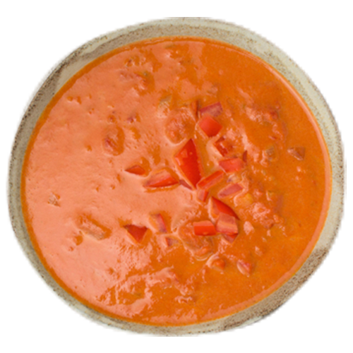 Tomaten-Kokos-Suppe (vegan)