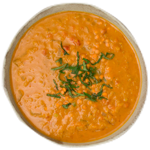 Indische Linsen-Suppe (vegan)