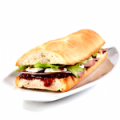 Baguette Camembert Preiselbeeren