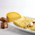 Crêpes mit Gouda und Champignons