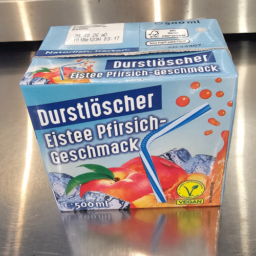 Durstlöscher Eistee Pfirsich 0,5l