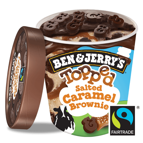 Ben & Jerry's Salted Caramel Brownie Topped