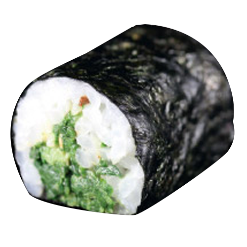 Spinat-Maki (6 Stück)