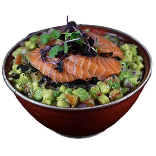 Lachs Avocado Bowl