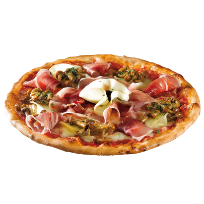 Pizza Prosciutto e Funghi