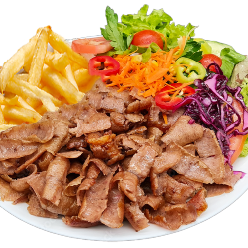 Döner Teller mit einer Beilage nach Wahl