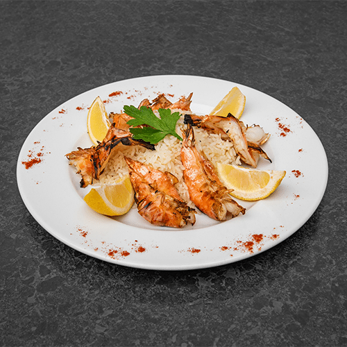 Scampi gegrillt