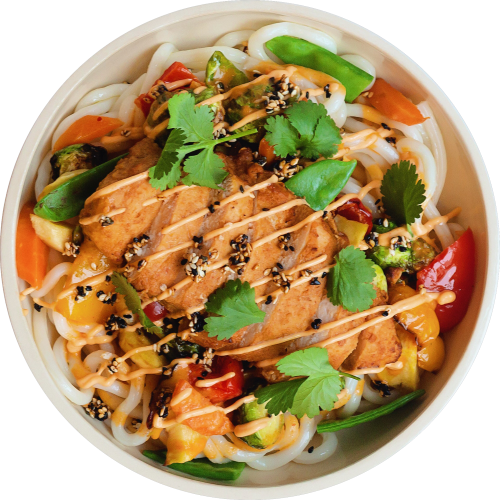Sesame Chicken Noodle Bowl