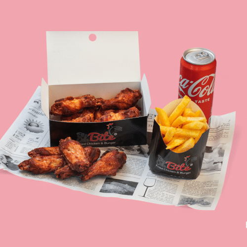 12er Naked Hot Wings Menü