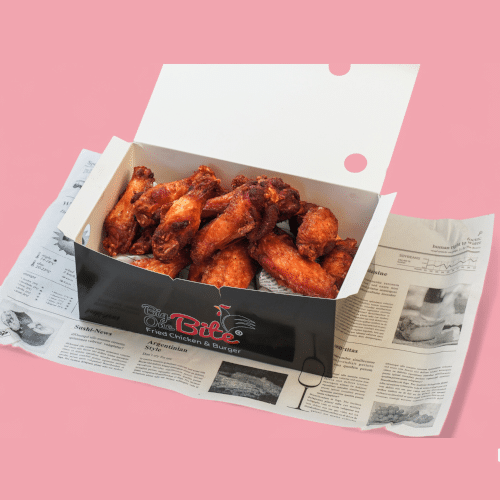 30er Naked Hot Wings