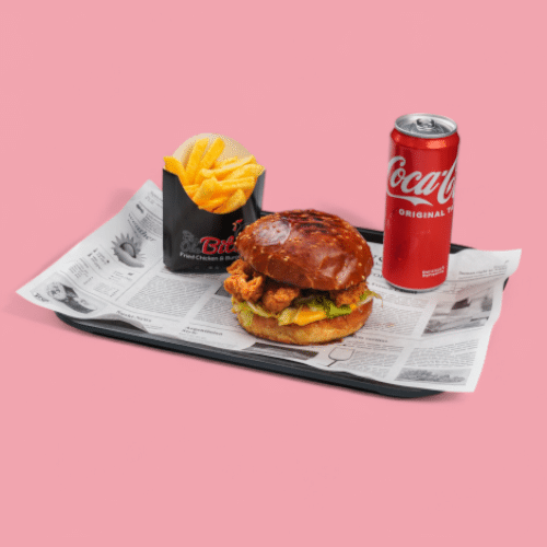 Crispy Chicken Burger Menü