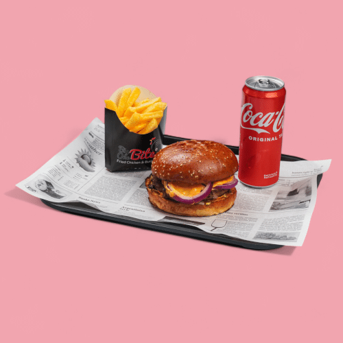 Kinder Beef Burger Menü