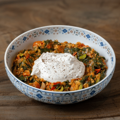 Ispanakli Bulgur (vegetarisch)