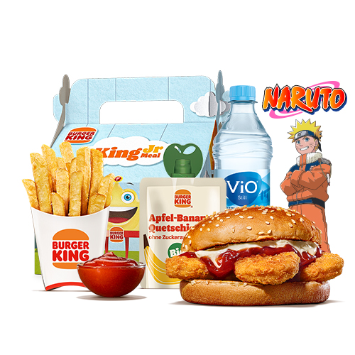 King Jr. Meal Ketchup Nugget Burger