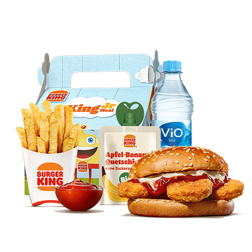 King JR® Meal Ketchup Nugget Chicken Burger