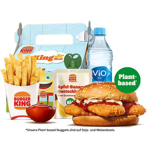 King JR® Meal Plant-based Ketchup Nugget Burger