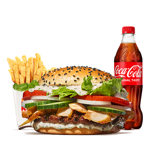 Kebab Style Lover mit Beef-Patty King Menü