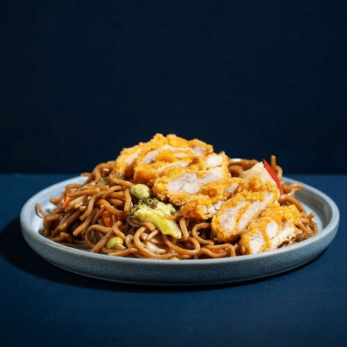 Yakisoba mit Katsu-Tenders
