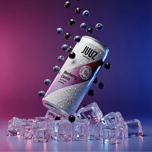 JUUZ Protein Soda - Blueberry Cassis 0,33l