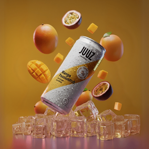 JUUZ Protein Soda - Mango Passionfruit 0,33l
