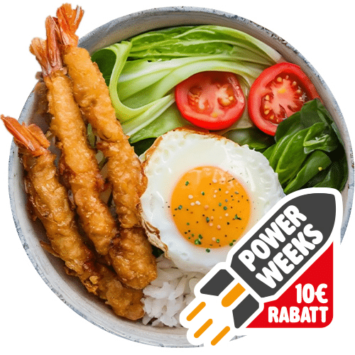 Donburi Crispy Ebi Garnelen