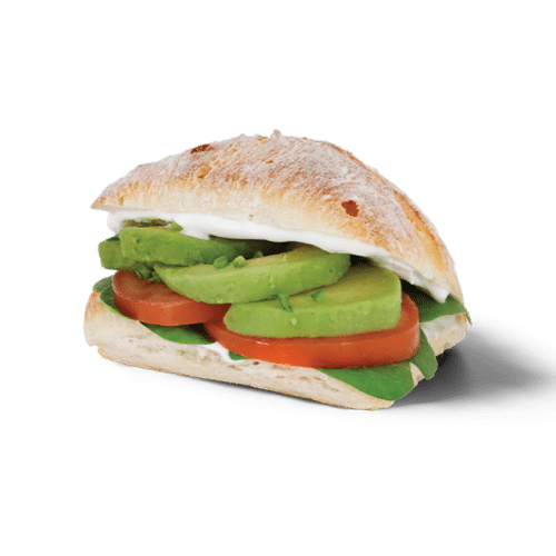 Sauerteigbrötchen mit Avocado & Tomate (vegan)