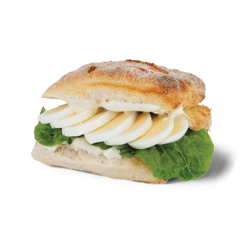 Sauerteigbrötchen Ei & Trüffelmayo