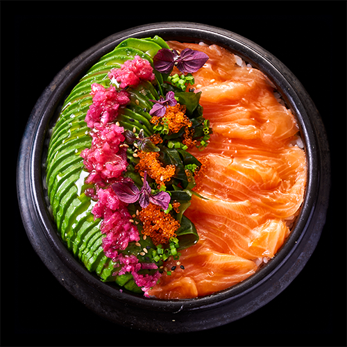Lachs Nussbutter Bowl