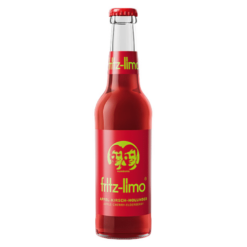 fritz-limo® apfel-kirsch-holunder 0,33l (MEHRWEG)