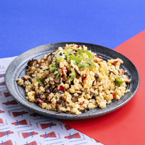 Koreanisches Veggie Gebratener Reisgebratener Veggie Reis