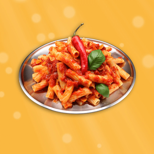 Rigatoni alL' arrabiata ( vegetariano )