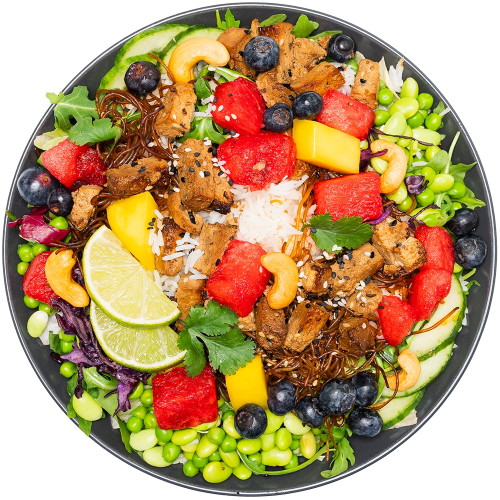 Salat oder Bowl & ein alkoholfreies Getränk